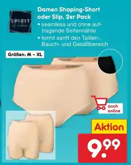 Netto Marken-Discount Spirit damen shaping-short oder slip, 2er pack Angebot