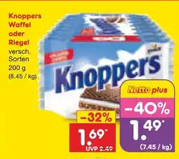 Netto Marken-Discount Knoppers waffel Angebot