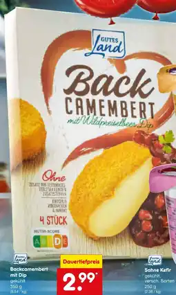 Netto Marken-Discount Gutes land backcamembert mit dip Angebot