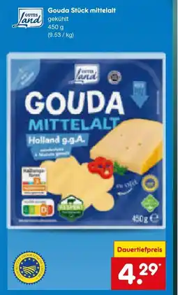 Netto Marken-Discount Gouda stück mittelalt Angebot