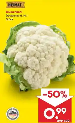 Netto Marken-Discount Heimat blumenkohl Angebot
