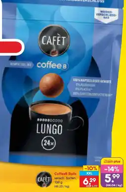 Netto Marken-Discount Cafét coffeeb balls Angebot