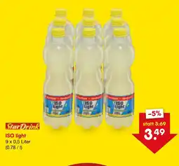 Netto Marken-Discount Stardrink iso light Angebot