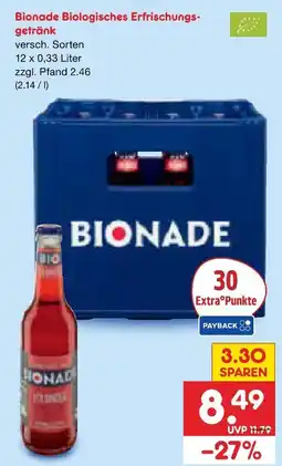 Netto Marken-Discount Bionade biologisches erfrischungsgetränk Angebot