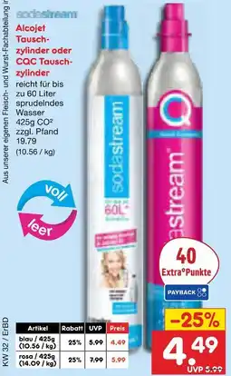 Netto Marken-Discount Sodastream alcojet tauschzylinder Angebot