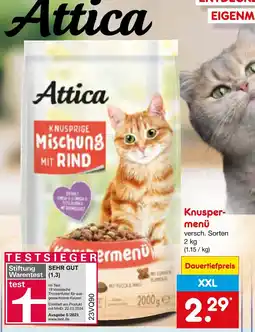 Netto Marken-Discount Attica knuspermenü Angebot