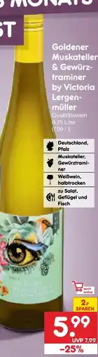 Netto Marken-Discount Victoria lergenmüller goldener muskateller & gewürztraminer Angebot