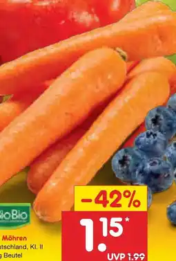 Netto Marken-Discount Biobio bio möhren Angebot