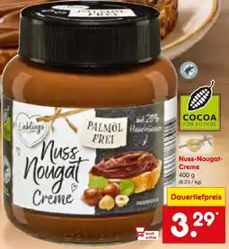 Netto Marken-Discount Lieblings nuss-nougat-creme Angebot