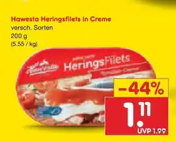 Netto Marken-Discount Hawesta heringsfilets in creme Angebot