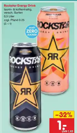 Netto Marken-Discount Rockstar energy drink Angebot