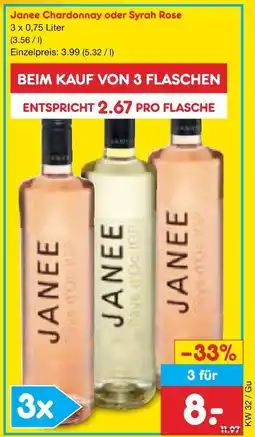 Netto Marken-Discount Janee chardonnay Angebot
