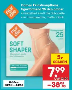 Netto Marken-Discount Nur die damen feinstrumpfhose figurformend 25 den amber Angebot
