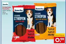 Netto Marken-Discount Sancho hundesnacks kaustreifen Angebot