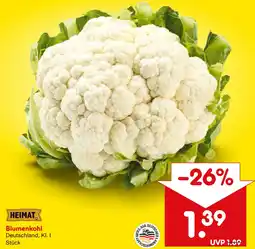 Netto Marken-Discount Heimat blumenkohl Angebot