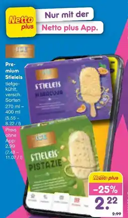 Netto Marken-Discount Premium stieleis maracuja Angebot