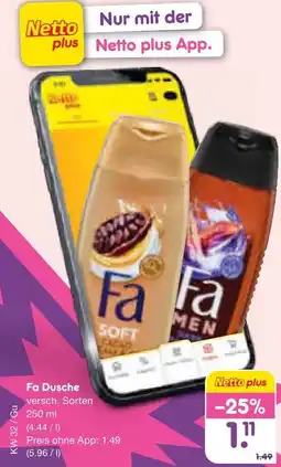 Netto Marken-Discount Fa dusche Angebot