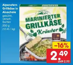 Netto Marken-Discount Alpenstern grillkäse in aluschale Angebot