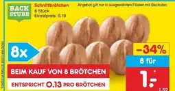 Netto Marken-Discount Back stube schnittbrötchen Angebot