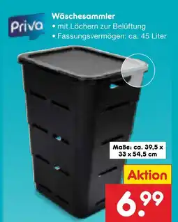 Netto Marken-Discount Priva wäschesammler Angebot