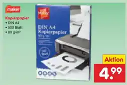 Netto Marken-Discount Maher kopierpapier Angebot