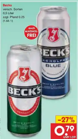 Netto Marken-Discount Becks Angebot