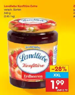 Netto Marken-Discount Landliebe konfitüre extra Angebot