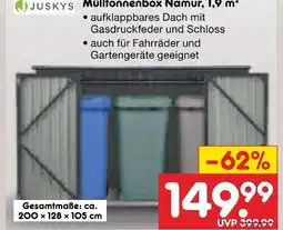 Netto Marken-Discount Juskys mülltonnenbox namur Angebot