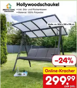 Netto Marken-Discount Prestige home living hollywoodschaukel Angebot