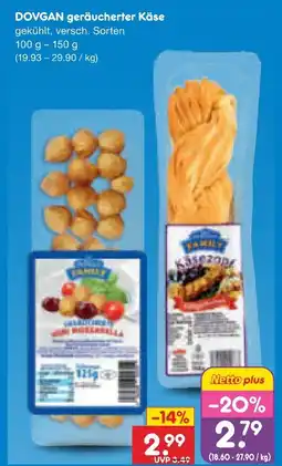 Netto Marken-Discount Dovgan geräucherter käse Angebot