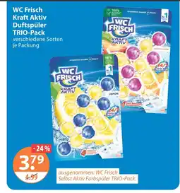V Markt Wc frisch kraft aktiv duftspüler trio-pack Angebot