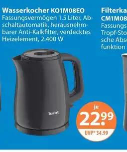 V Markt Tefal wasserkocher ko1m08eo Angebot