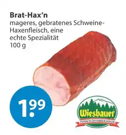 V Markt Wiesbauer brat-hax’n Angebot