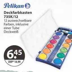 V Markt Pelikan deckfarbkasten 735k/12 Angebot