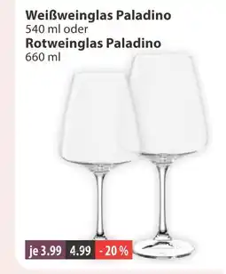 V Markt Weißweinglas paladino Angebot