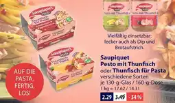 V Markt Saupiquet pesto mit thunfisch Angebot