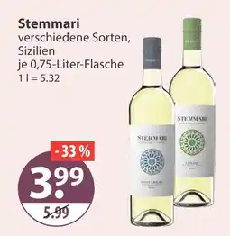 V Markt Stemmari wein Angebot