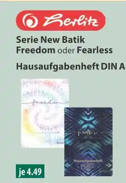 V Markt Herlitz serie new batik freedom Angebot