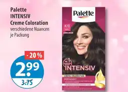 V Markt Palette intensiv creme coloration Angebot
