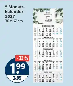 V Markt 5 monatskalender Angebot