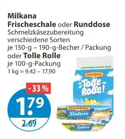 V Markt Milkana frischeschale, runddose oder tolle rolle Angebot