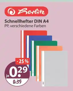 V Markt Herlitz schnellhefter din a4 Angebot