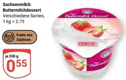 Globus Sachsenmilch Buttermilchdessert Angebot