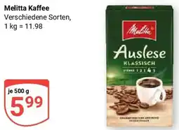 Globus Melitta Kaffee Angebot