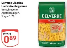 Globus Delverde Classica Hartweizenteigwaren Angebot