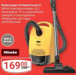 Globus Miele Bodensauger mit Beutel Guard S1 Angebot