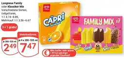 Globus Langnese Family oder Klassiker Mix Angebot