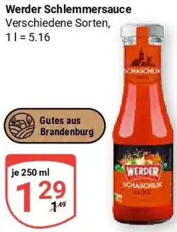 Globus Werder Schlemmersauce Angebot