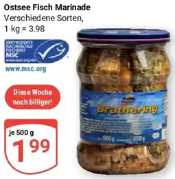 Globus Ostsee Fisch Marinade Angebot
