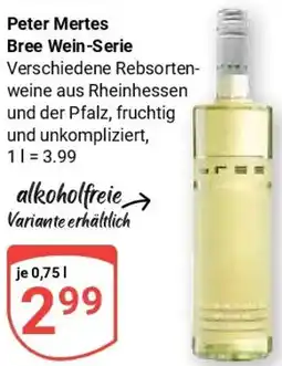 Globus Peter Mertes Bree Wein-Serie Angebot